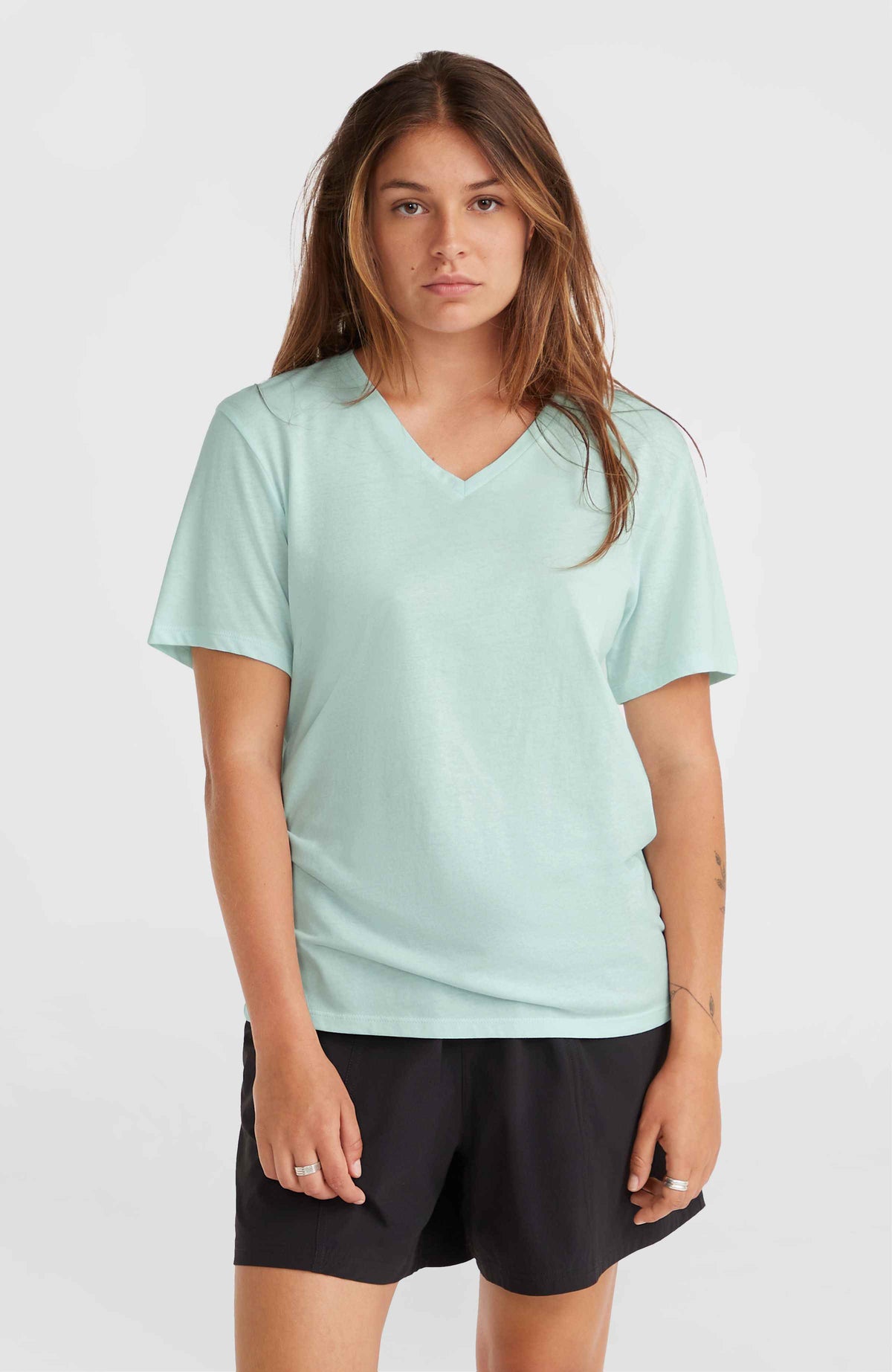 T-shirt Essentials à col V | Soothing Sea