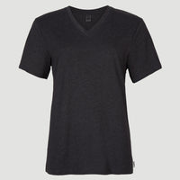 T-shirt Essentials à col V | Black Out