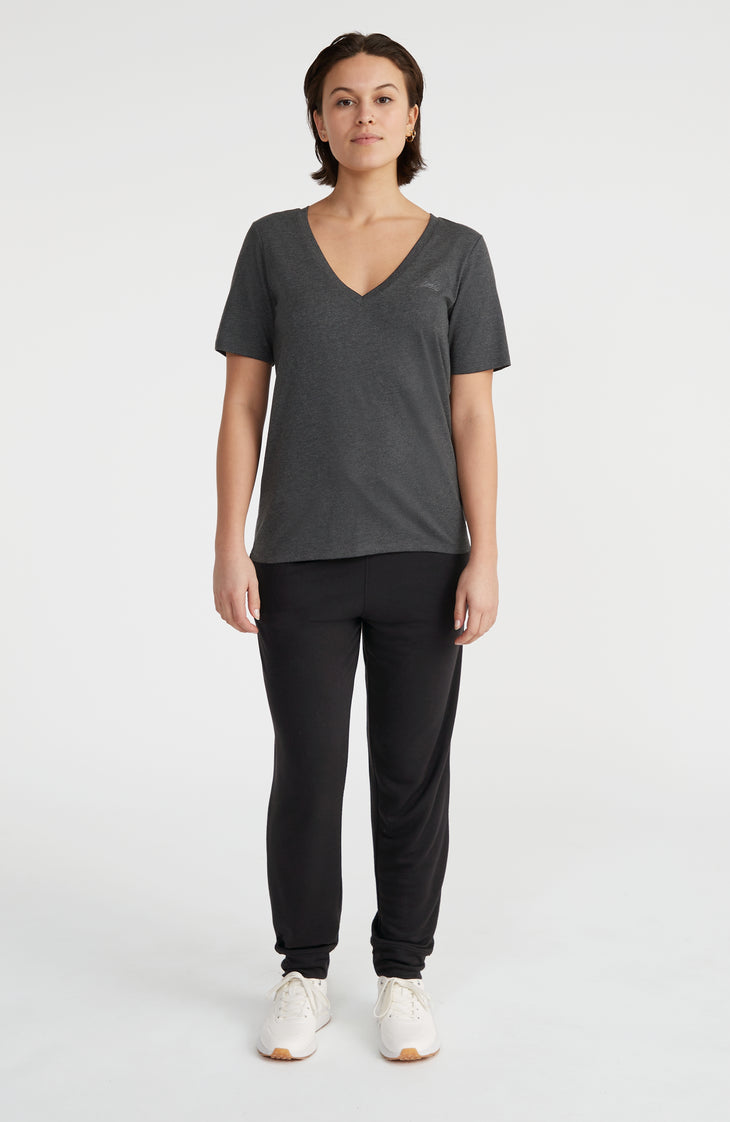 T-shirt Essentials à col V | Black Out