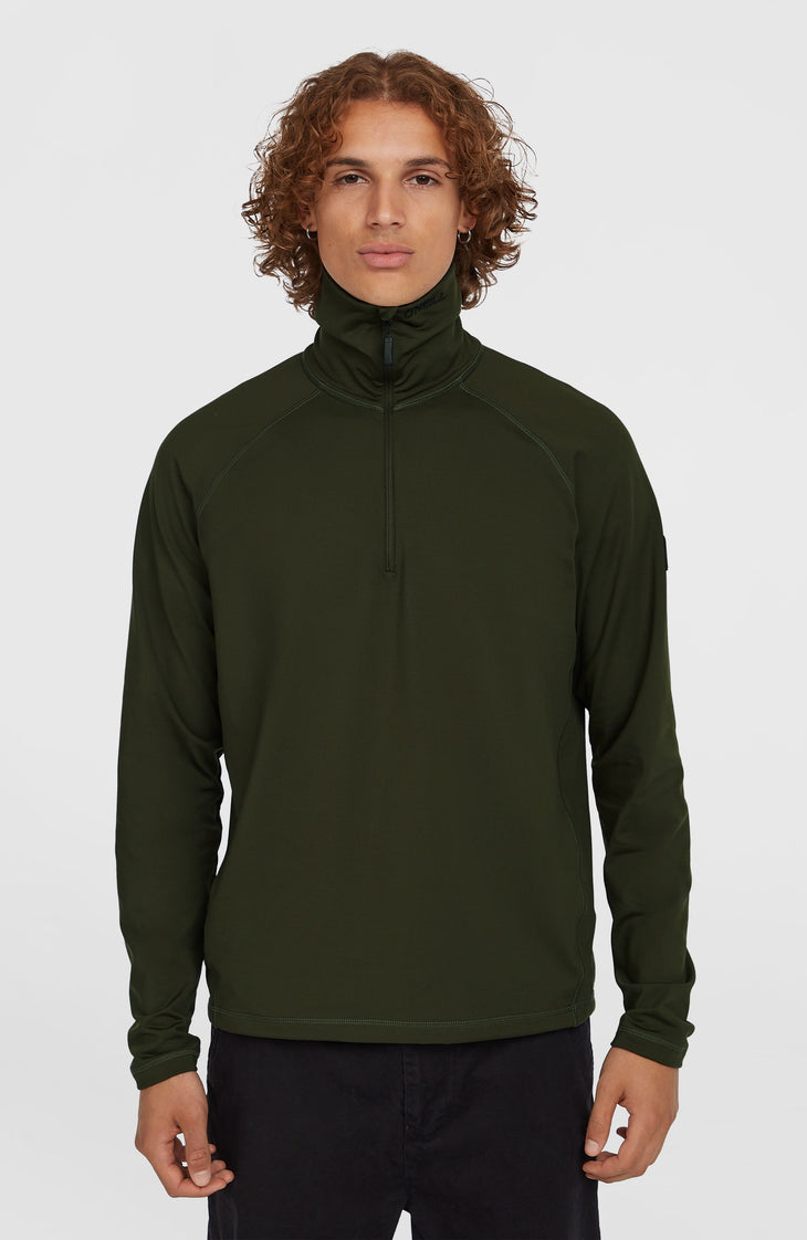 Polaire à col demi-zip Clime | Forest Night