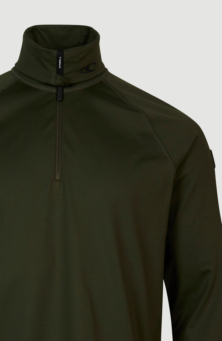 Polaire à col demi-zip Clime | Forest Night