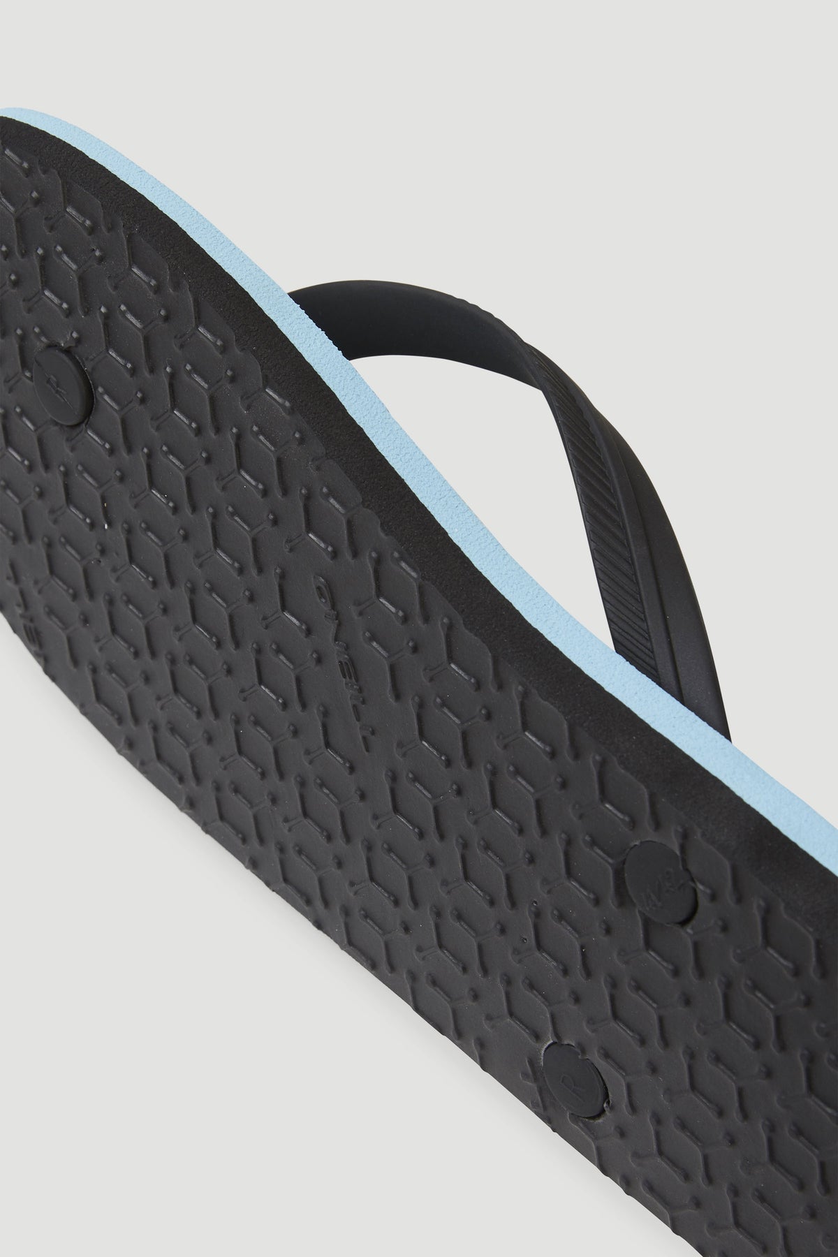 Tongs Profile à petit logo | Blue Topaz