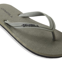 Tongs Profile à petit logo | Military Green