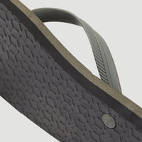 Tongs Profile à petit logo | Military Green