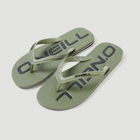 Tongs à logo Profile | Deep Lichen Green
