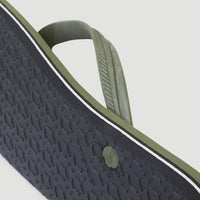 Tongs à logo Profile | Deep Lichen Green