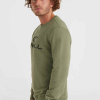 Sweatshirt à col rond et logo O'Neill | Deep Lichen Green