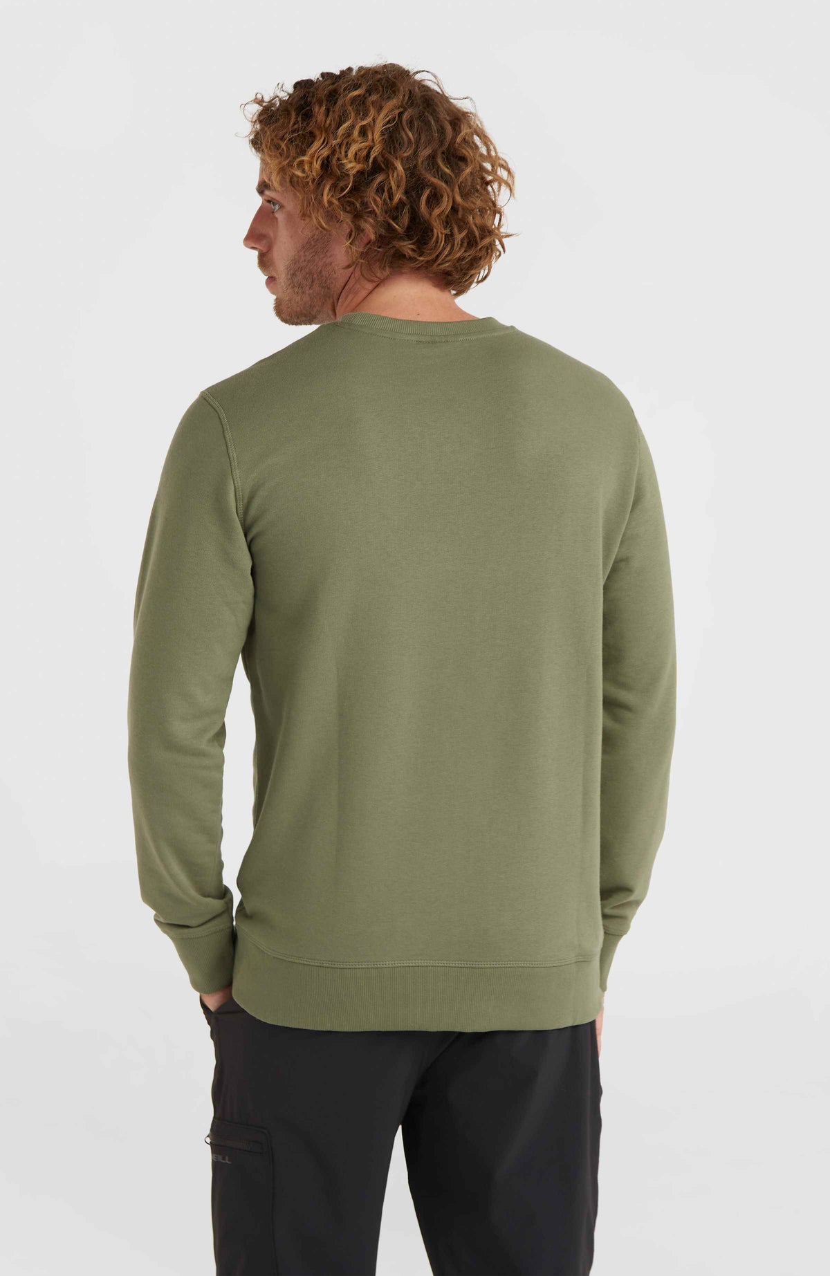 Sweatshirt à col rond O'Neill Logo | Deep Lichen Green