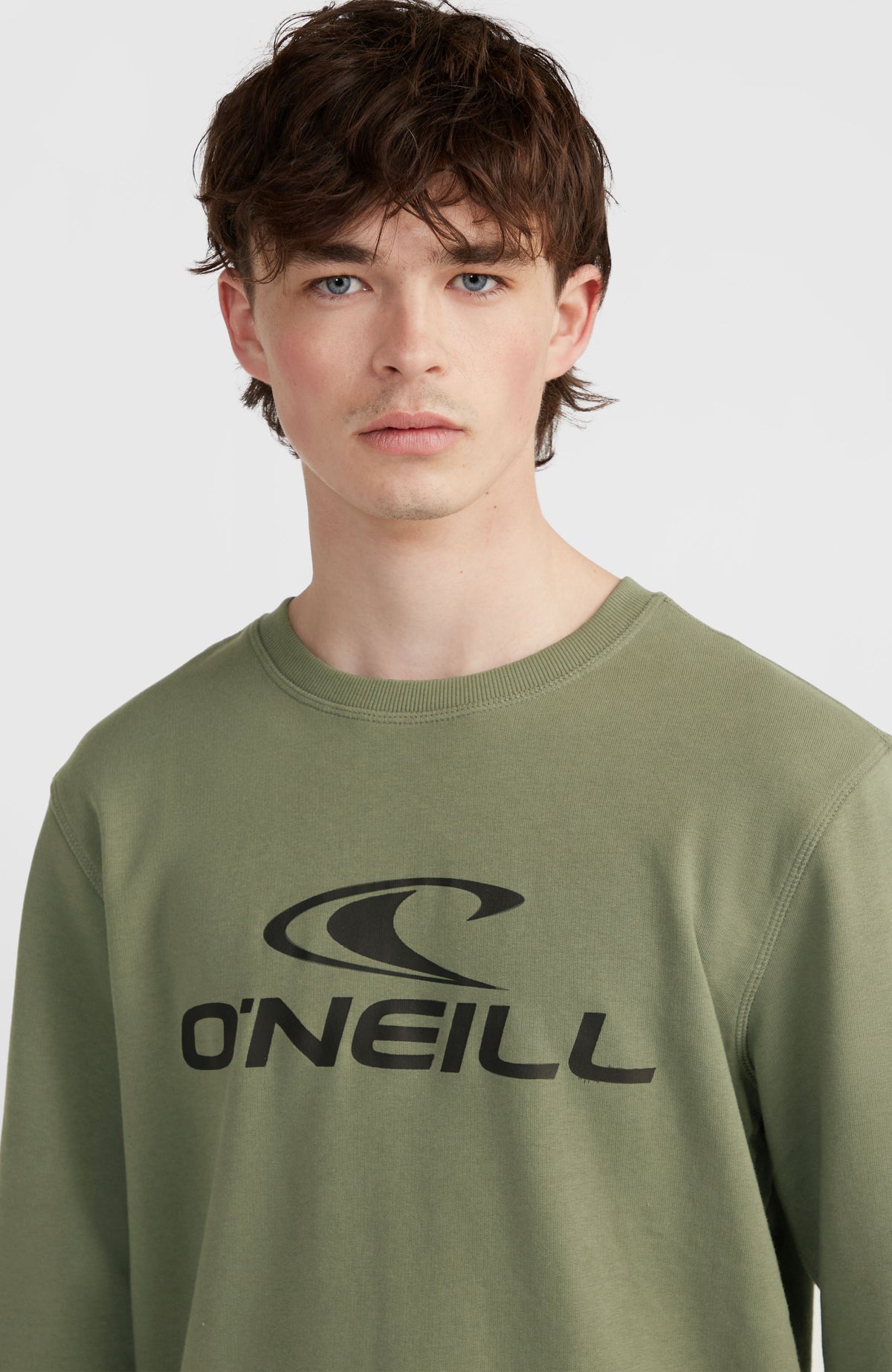 Sweatshirt à col rond O'Neill Logo | Military Green