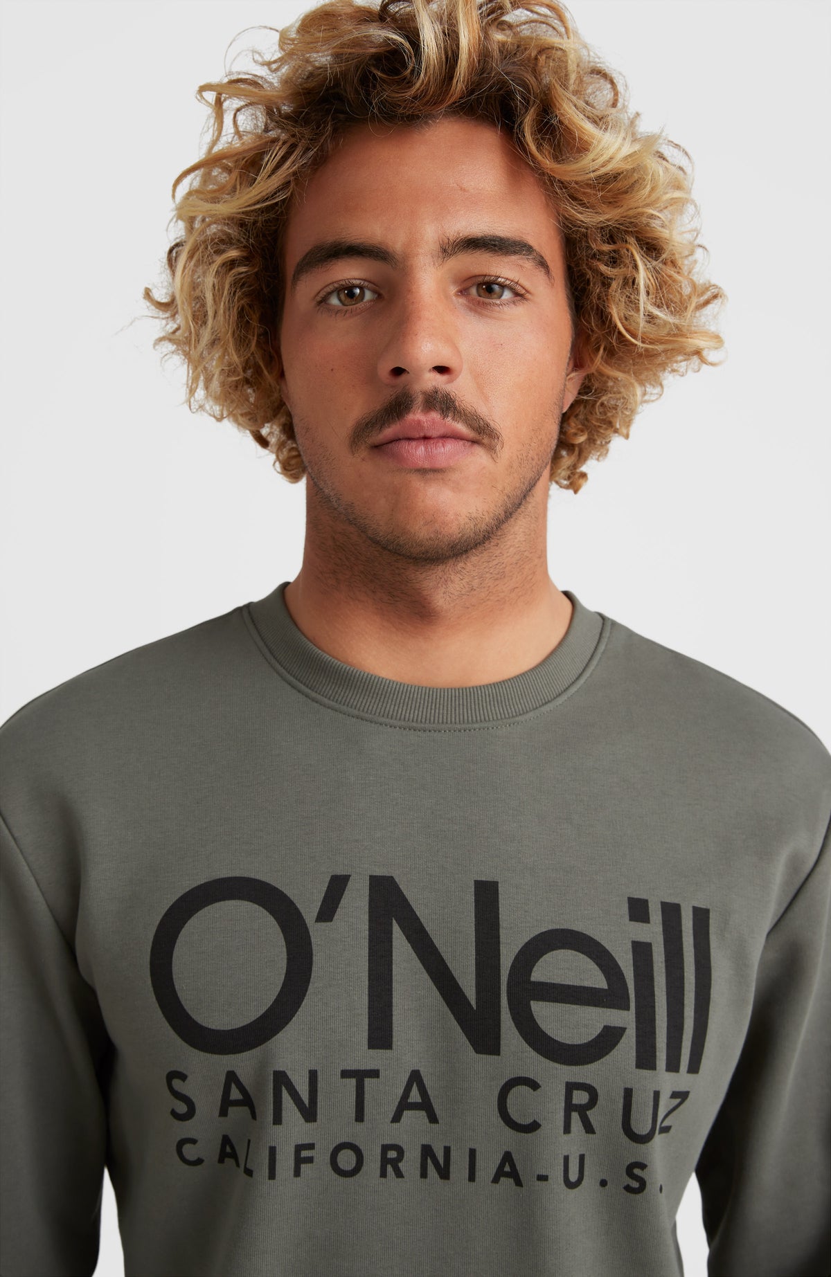 Sweatshirt à col rond Cali Original | Military Green