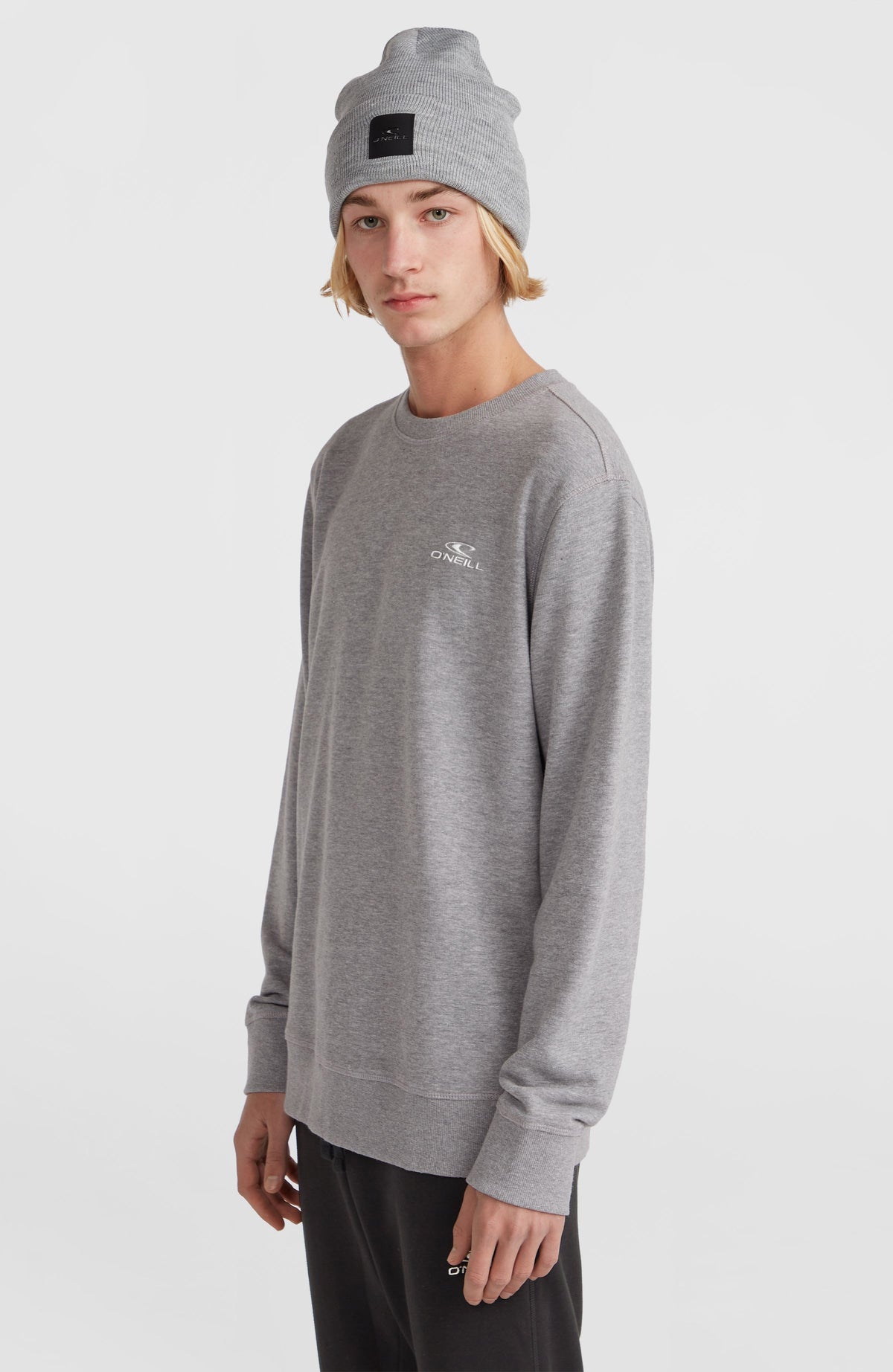 Sweatshirt O'Neill Small Logo Crew | Silver Melee