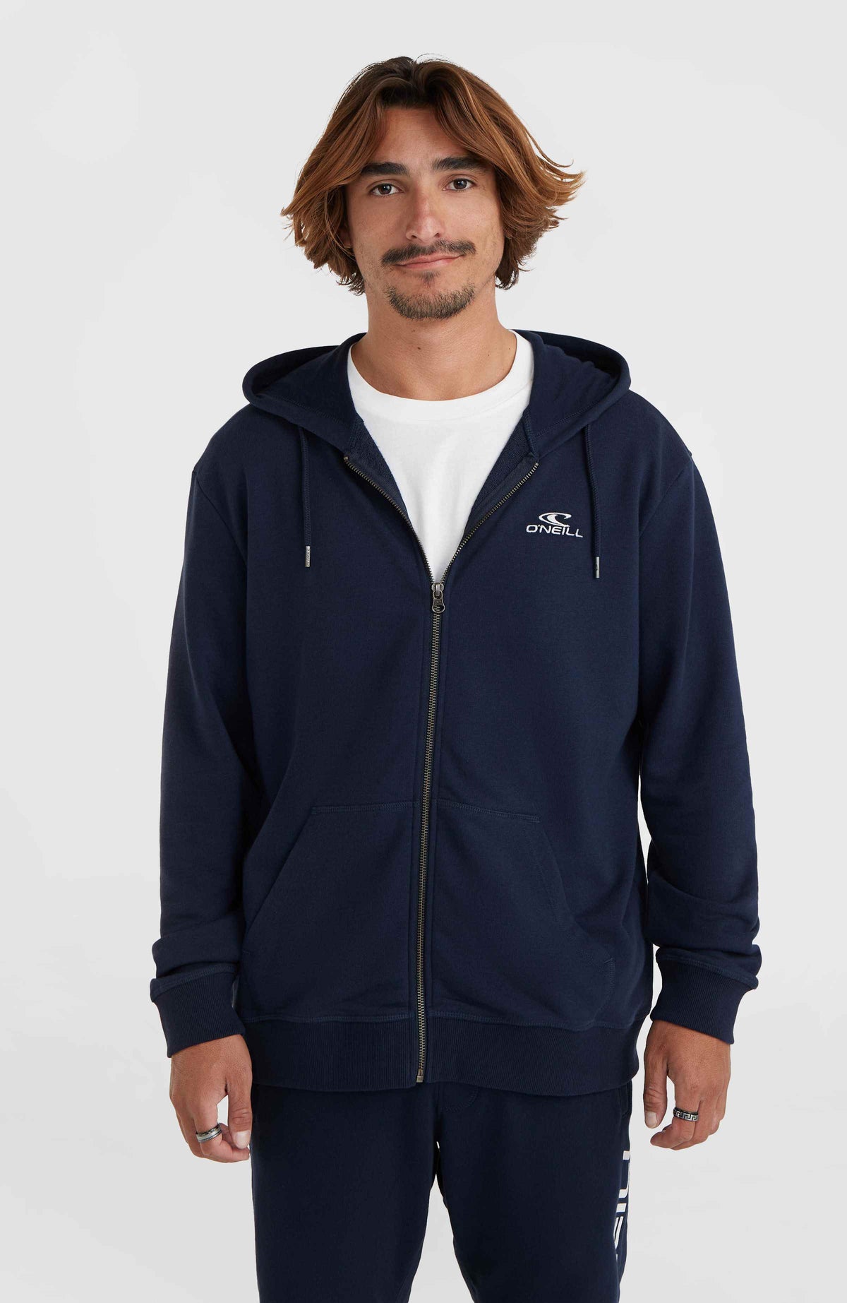 Sweat à capuche et zip intégral O'Neill Small Logo | Ink Blue