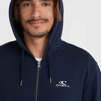 Sweat à capuche et zip intégral O'Neill Small Logo | Ink Blue