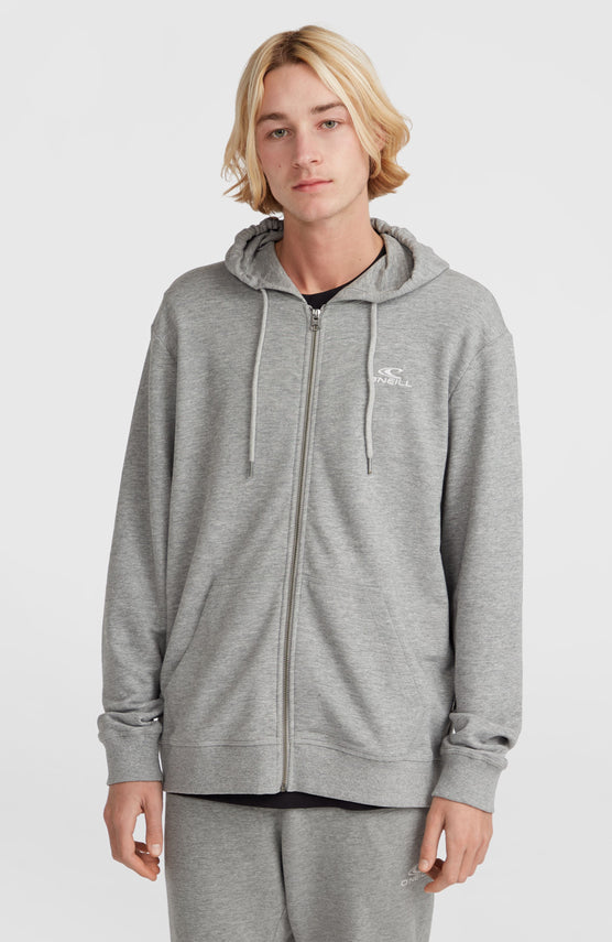 Sweat à capuche et zip intégral O'Neill Small Logo | Silver Melee
