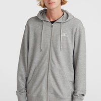 Sweat à capuche et zip intégral O'Neill Small Logo | Silver Melee