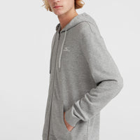 Sweat à capuche et zip intégral O'Neill Small Logo | Silver Melee