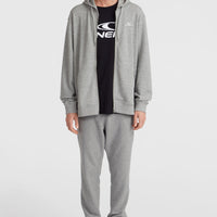 Sweat à capuche et zip intégral O'Neill Small Logo | Silver Melee