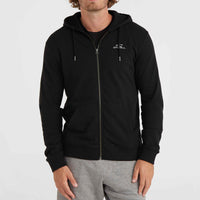 Sweat à capuche et zip intégral O'Neill Small Logo | Black Out