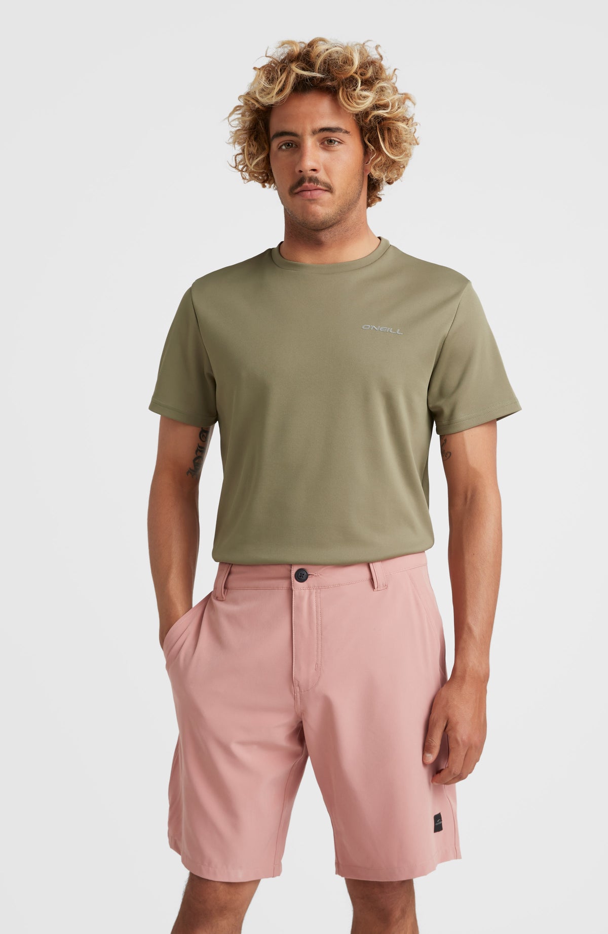 Short chino Hybrid | Ash Rose