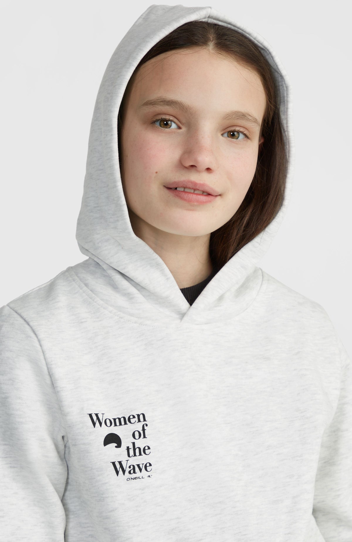Sweat à capuche Women of the Wave | White Melange