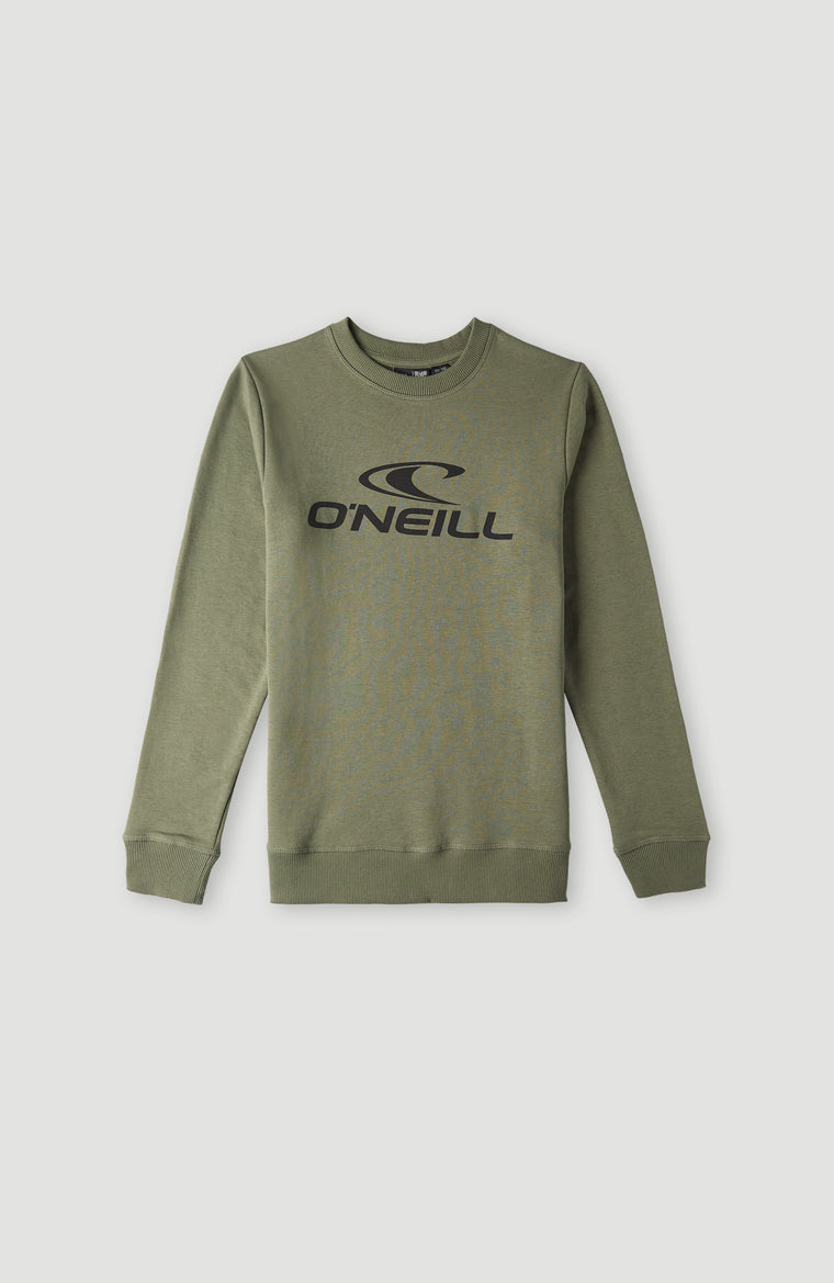 Sweatshirt à col rond O'Neill Logo | Deep Lichen Green
