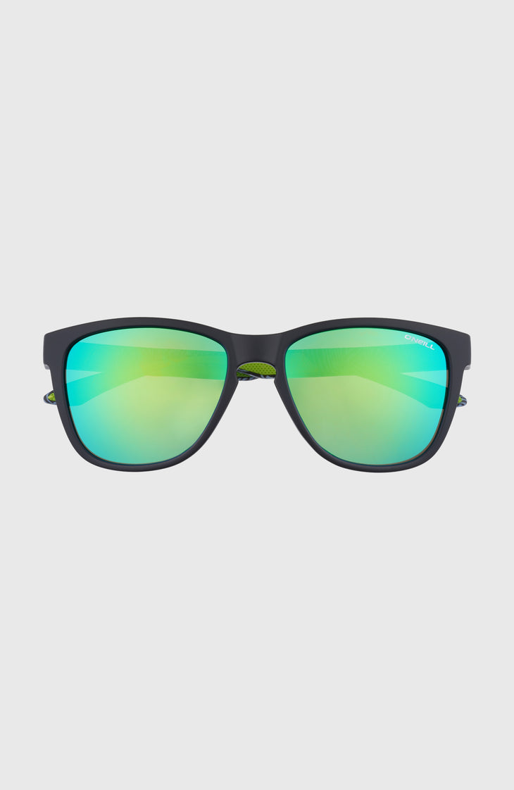 lunettes de soleil O'Neill DawnPatrol | MATTE BLACK/ GREEN RETRO PRINT