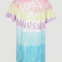 Robe Tee-shirt Women Of The Wave | Blue Tie Dye