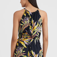 Combinaison Leina | Black Tropical Flower