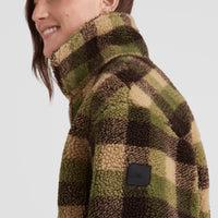 Veste Check Full Zip Fleece | Green Outdoor Check