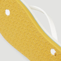 Sandales à motif Profile | White Tropical Flower