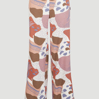 Pantalon de survêtement à taille haute et à jambes large Lulu | Patchwork Print