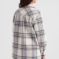 Surchemise Over Shirt | White Cosy Check