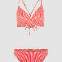 Ensemble Bikini Baay Maoi Bralette | Red Simple Stripe