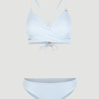 Ensemble Bikini Baay Maoi Bralette | Blue Simple Stripe