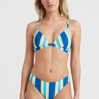 Ensemble bikini triangle Alia - Cruz | Blue Towel Stripe