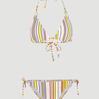 Ensemble bikini triangle Capri - Bondey | Multi Stripe