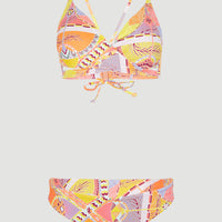Ensemble de bikini brassière Baay - Maoi | Yellow Scarf Print