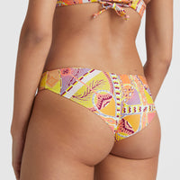 Bas de bikini Maoi | Yellow Scarf Print