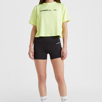 Tee-shirt Rutile Cropped | Sunny Lime