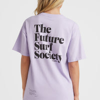 Tee-shirt Future Surf Loose | Purple Rose
