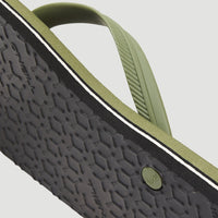 Tongs à logo Profile | Deep Lichen Green