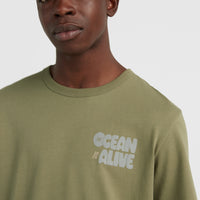 Tee-shirt Pacific | Deep Lichen Green
