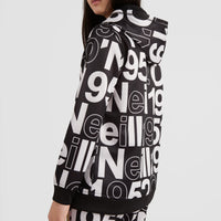 Polaire Rutile All Over Print Hooded | White Wording 1952