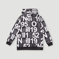 Polaire Rutile All Over Print Hooded | White Wording 1952