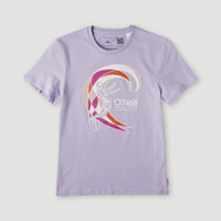 Tee-shirt Circle Surfer | Purple Rose