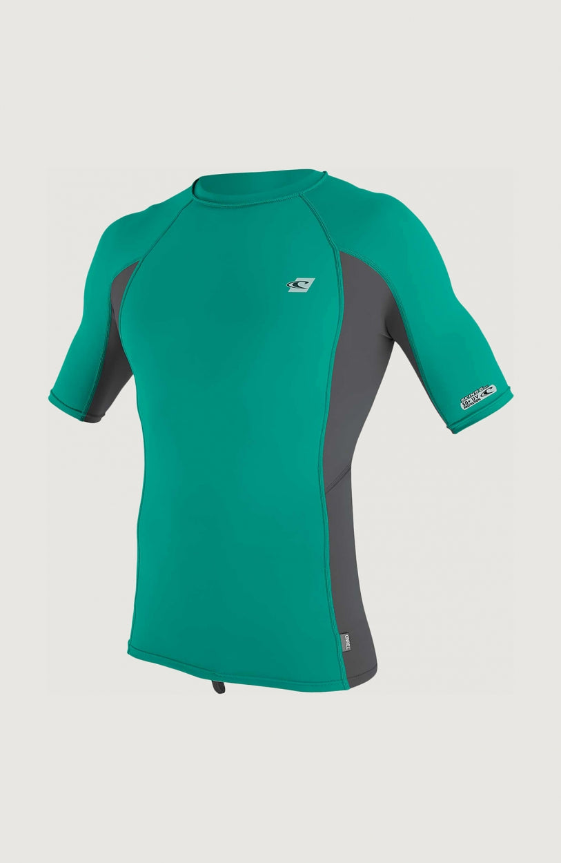 Premium Skins Short Sleeve Rash Guard | Green