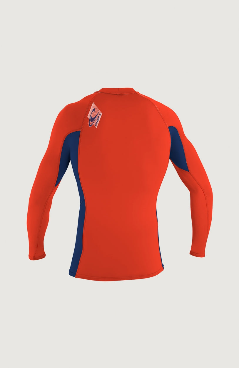 Skins Long Sleeve Crew | Red