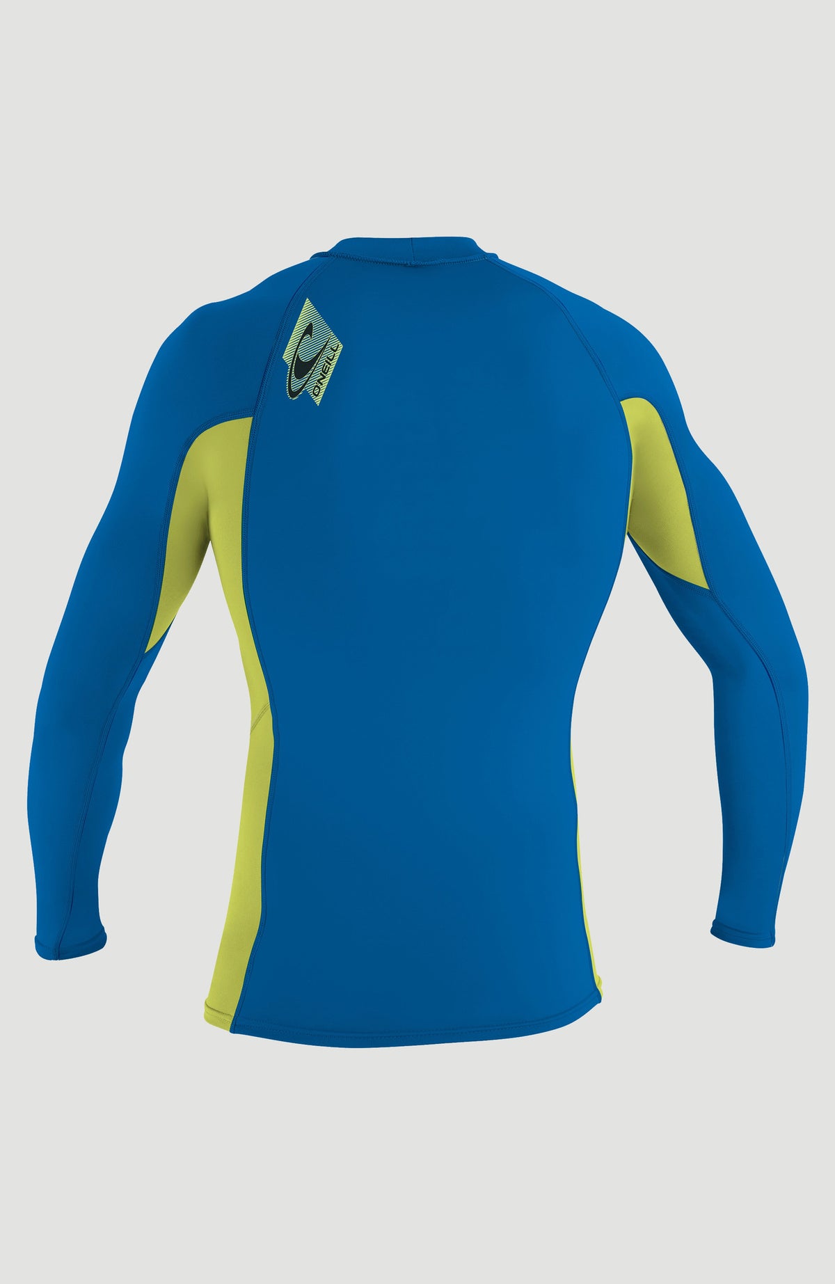 Skins Long Sleeve Crew | OCEAN/ELECTRIC LIME/OCEAN