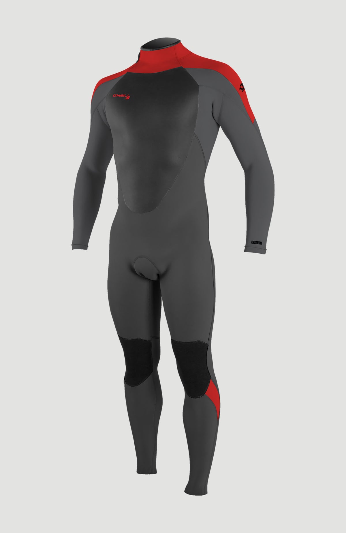 Epic 5/4mm Back Zip Full Wetsuit | GRAPHITE/SMOKE/RED/RED