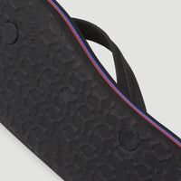 Sandales à motif Profile | Black Simple Gradient